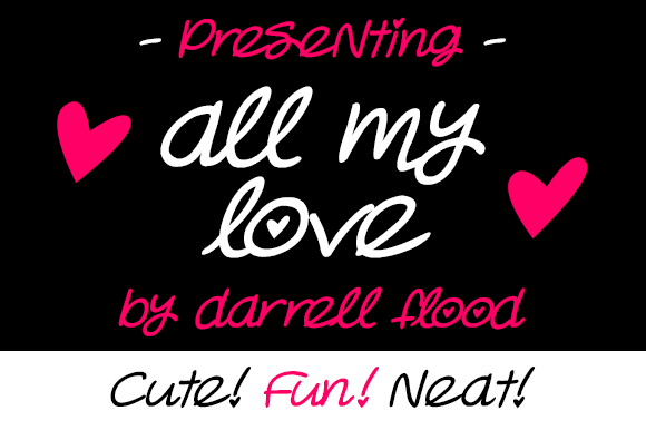 All My Love: A Sweet Handwritten Font for Campaign Visuals