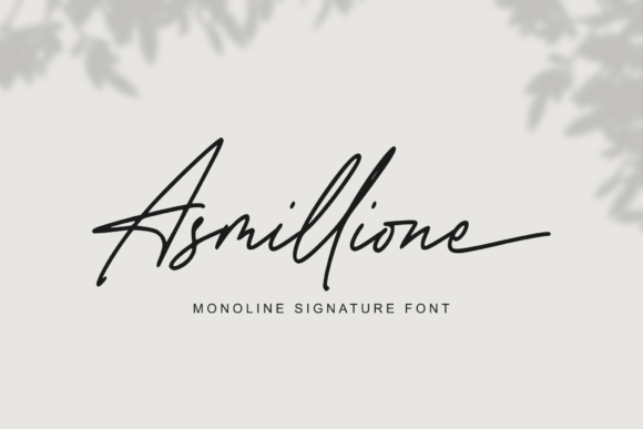 Asmillione Font: Elevating Small Business Branding