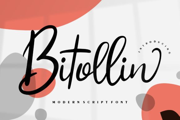 Bitollin: A Beautiful Script Handwritten Font for Creative Projects