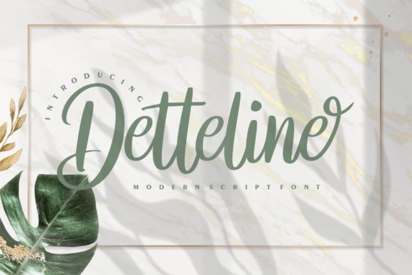 Detteline: A Handwritten Font That Elevates Campaign Typography
