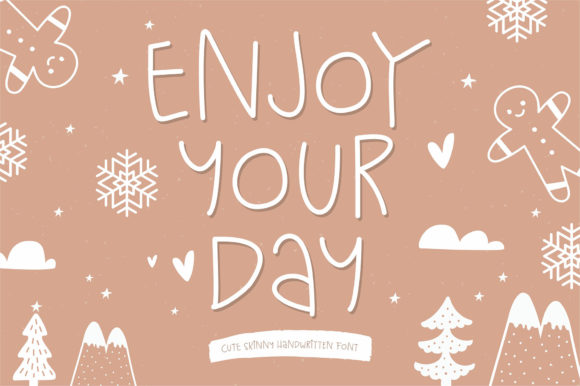 Enjoy Your Day Font: A Handwritten Touch for Professional Branding