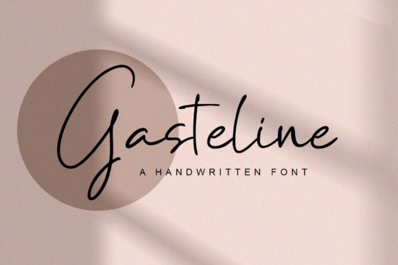 Gasteline: A Modern Handwritten Font for Makers and Creative Sellers