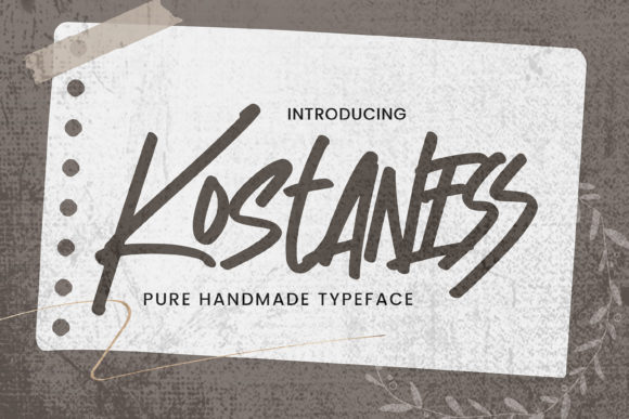 Kostaness: A Handwritten Font That Elevates Campaign Typography