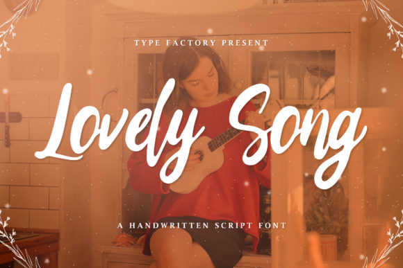 Lovely Song: A Handwritten Typeface for Elegant Craft Designs