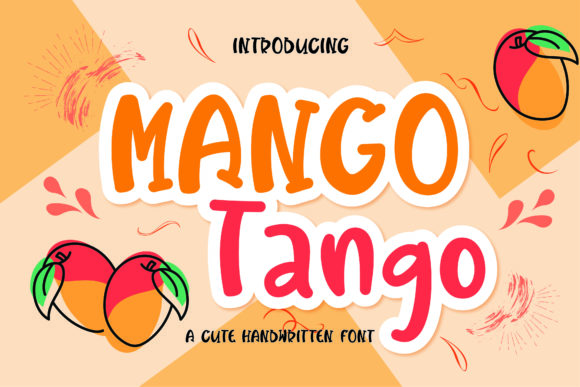 Mango Tango: A Handwritten Font That Elevates Small Business Branding