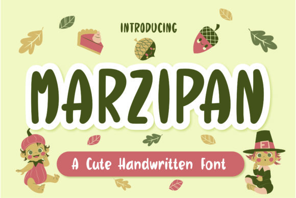Marzipan: A Cute Handwritten Font for Editorial Design