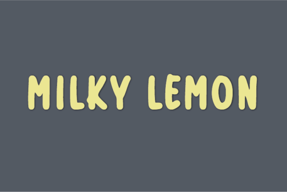 Milky Lemon: A Natural Handwritten Font for Modern Brand Campaigns