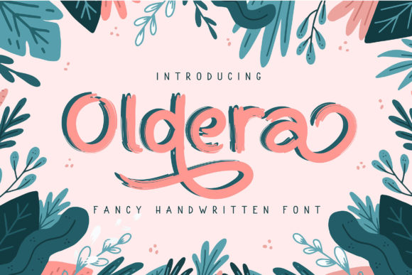 Oldera: A Modern Handwritten Font for Authentic Branding
