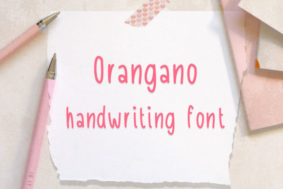 Orangano: A Cute and Natural Handwritten Font for Creative Branding