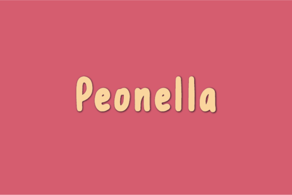 Peonella: A Versatile Handwritten Font for Crafters and Makers