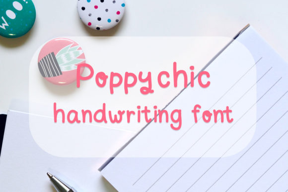 Poppychic: A Natural Handwritten Font for Versatile Brand Campaigns