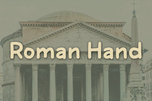 Roman Hand: A Clean, Friendly Handwritten Font for Editorial Design