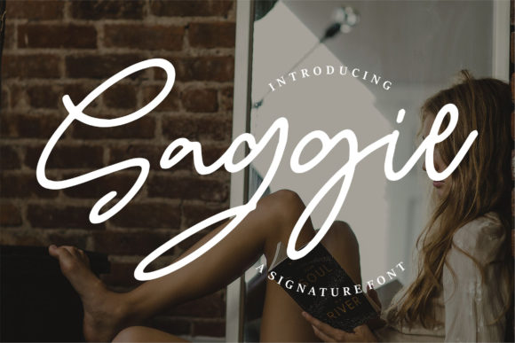 Saggie: A Modern Handwritten Font for Editorial Design and Digital Publishing