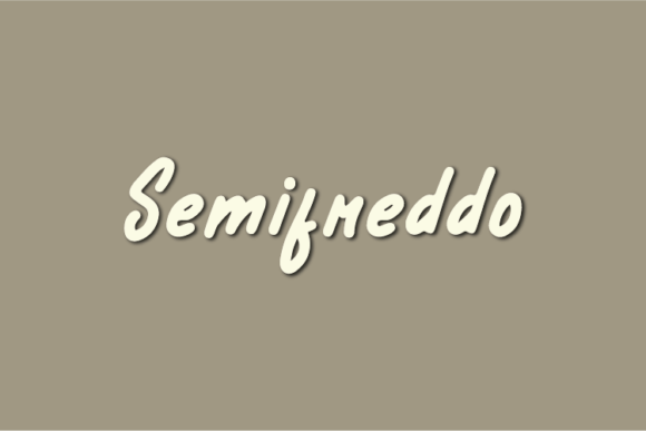 Semifreddo: A Natural Handwritten Font for Elegant Editorial Design