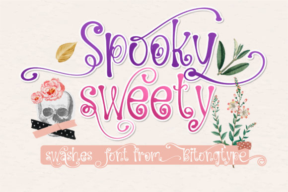 Spooky Sweety Font Review for Handmade Products