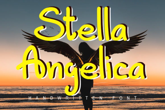 Stella Angelica: A Sweet Handwritten Font for Editorial Design and Digital Publishing